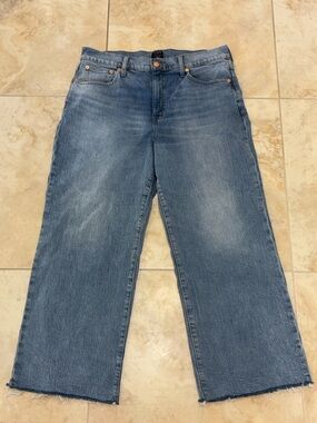 J. Crew Wide Leg Crop Jeans